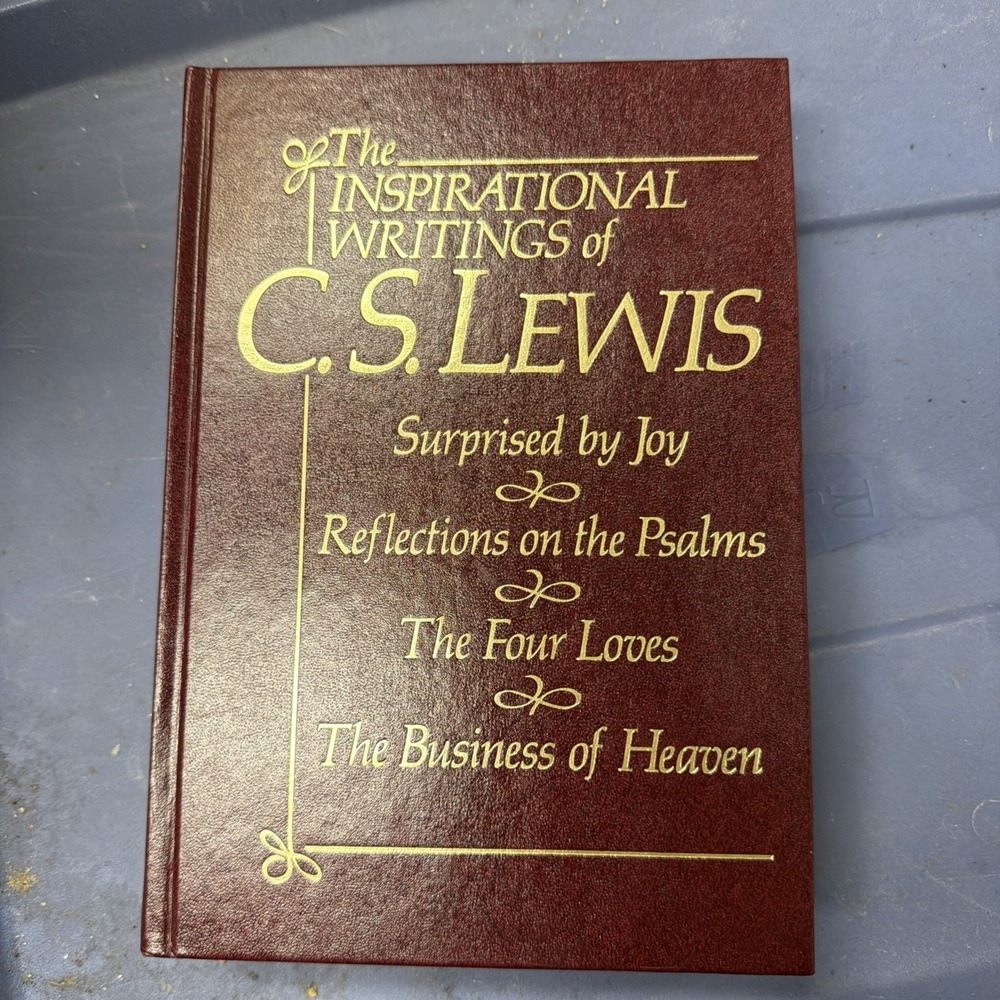 C. S. Lewis The Inspirational Writings of HC 1987 Inscribed Gold Edges